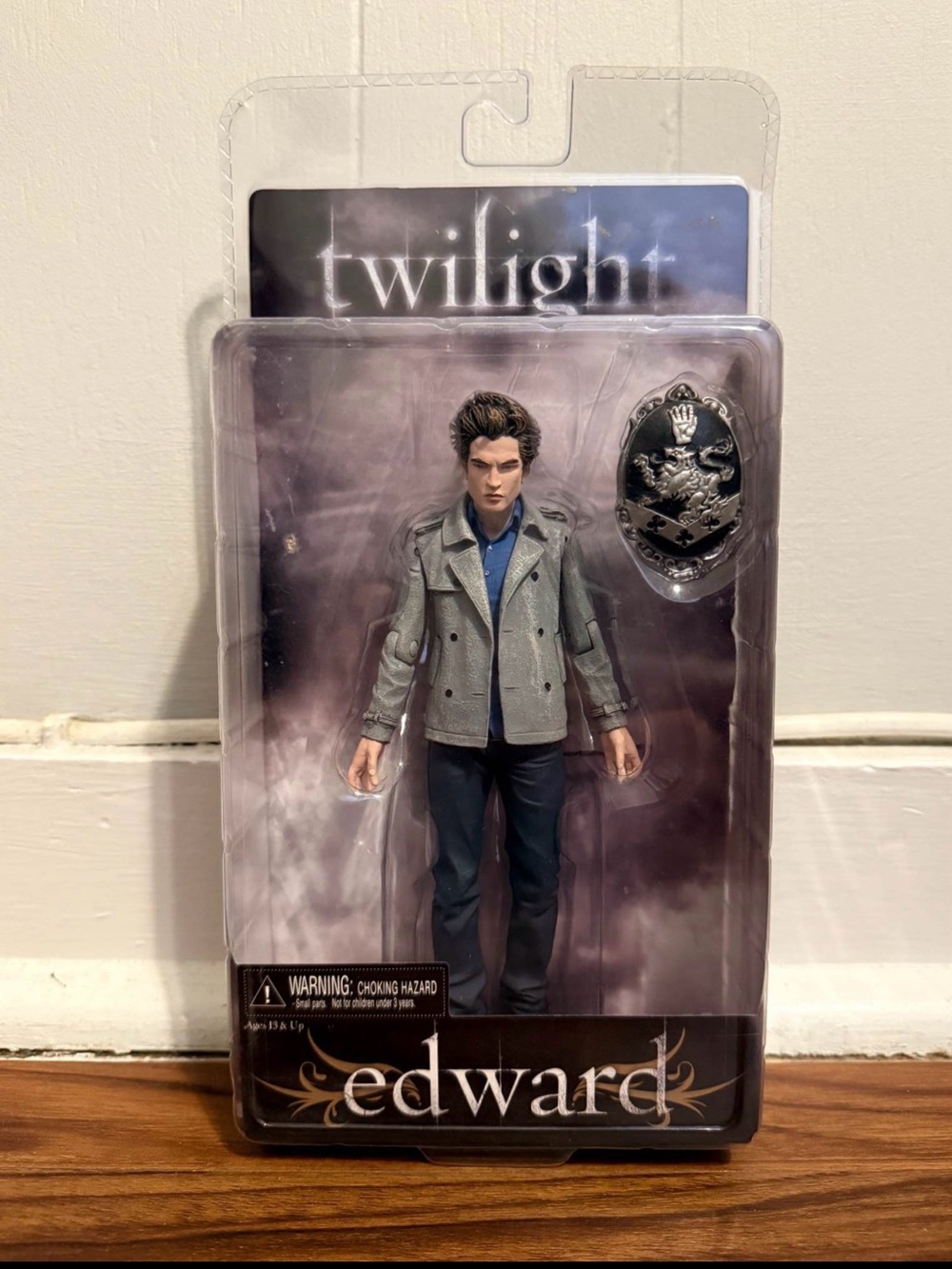Twilight Edward Action Figure - Gray Coat, Blue Shirt